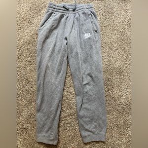 Boys Grey XL Nike Sweatpants